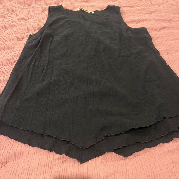 Soft Surroundings Black Tank Top - Picture 1 of 5